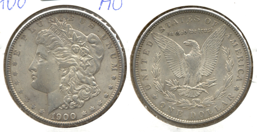 1900 Morgan Silver Dollar AU-50