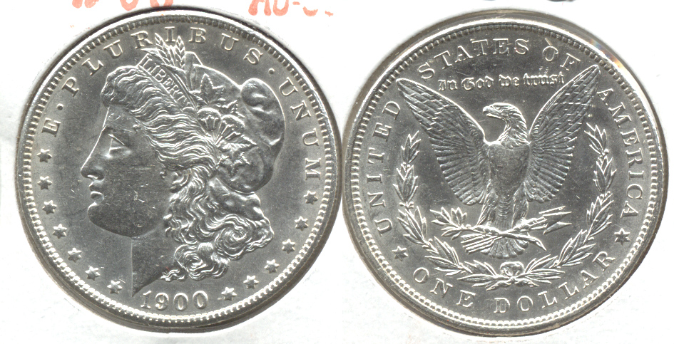 1900 Morgan Silver Dollar AU-50 g
