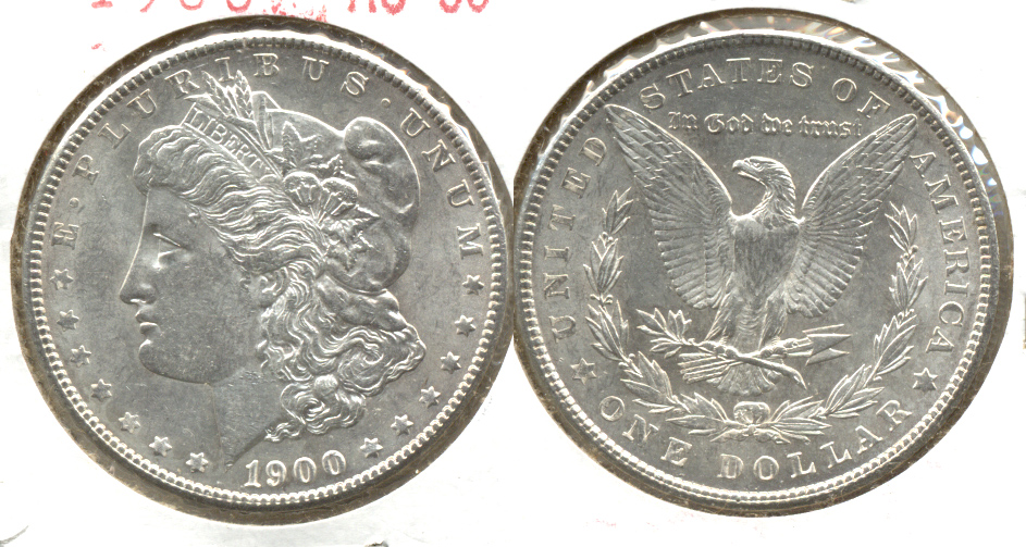 1900 Morgan Silver Dollar AU-50 k