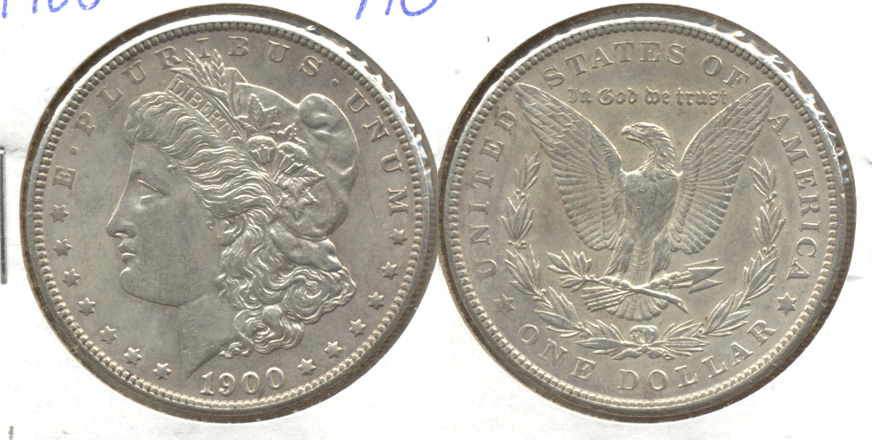1900 Morgan Silver Dollar AU-50 l