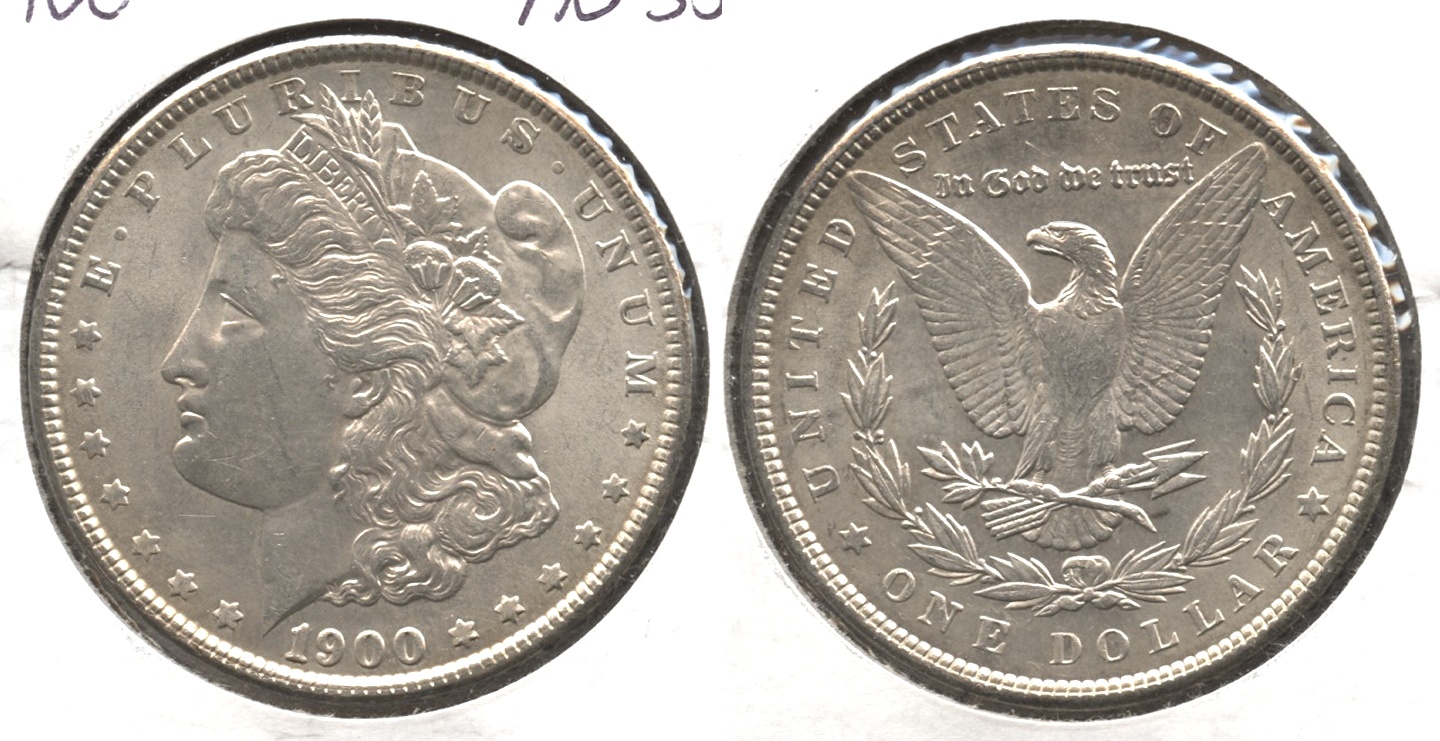 1900 Morgan Silver Dollar AU-55 #c