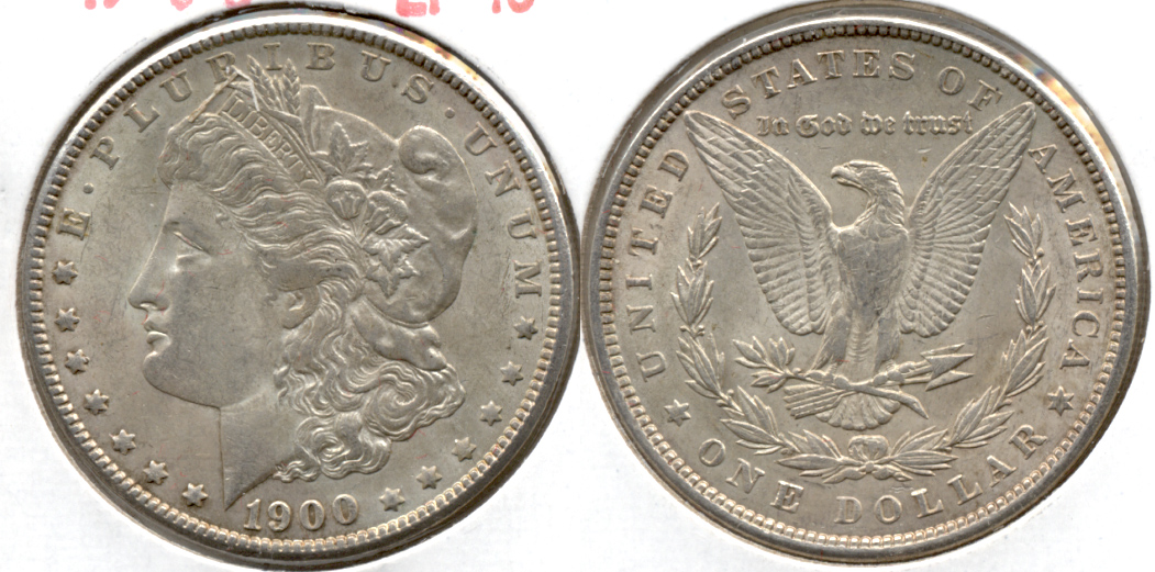 1900 Morgan Silver Dollar EF-40 ao