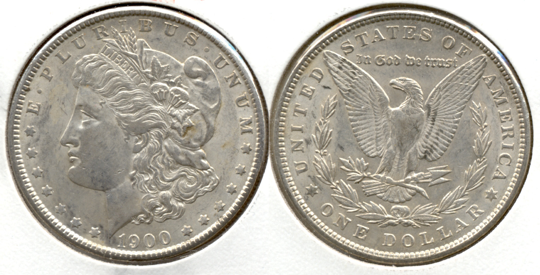 1900 Morgan Silver Dollar EF-40 aq