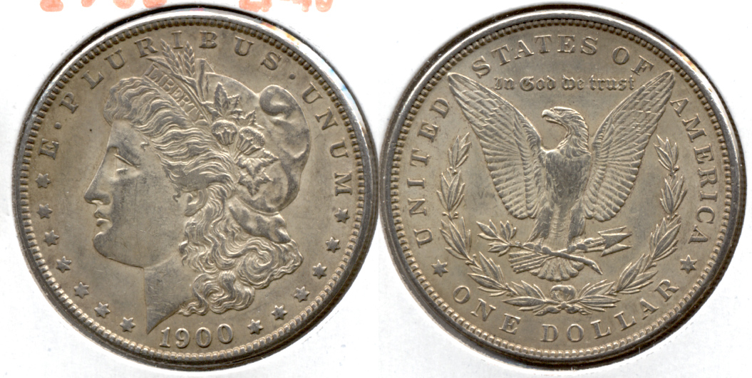 1900 Morgan Silver Dollar EF-40 ar