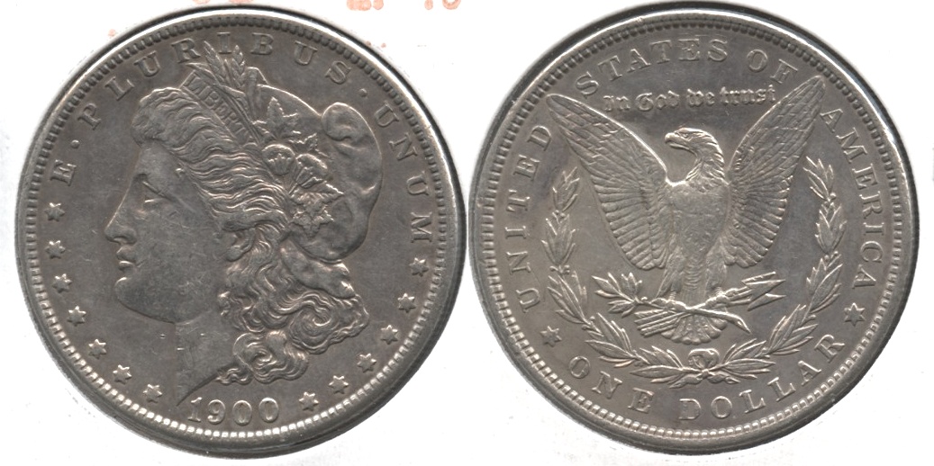1900 Morgan Silver Dollar EF-40 #as