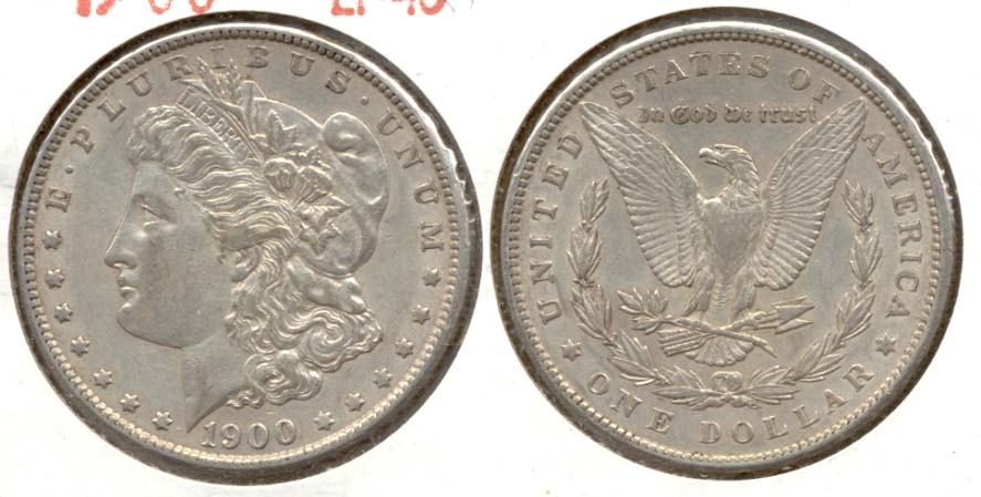 1900 Morgan Silver Dollar EF-40 b