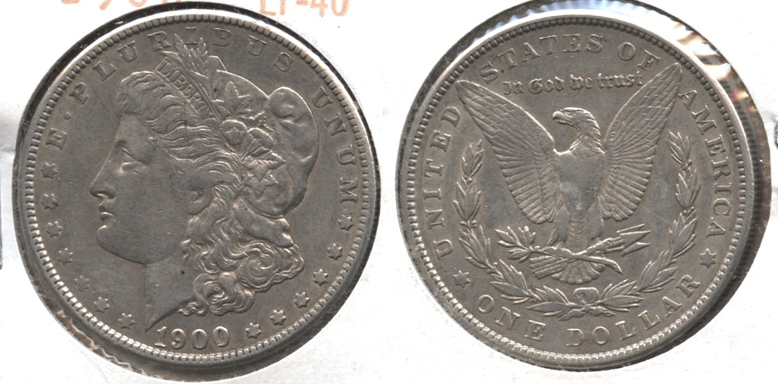 1900 Morgan Silver Dollar EF-40 #bf