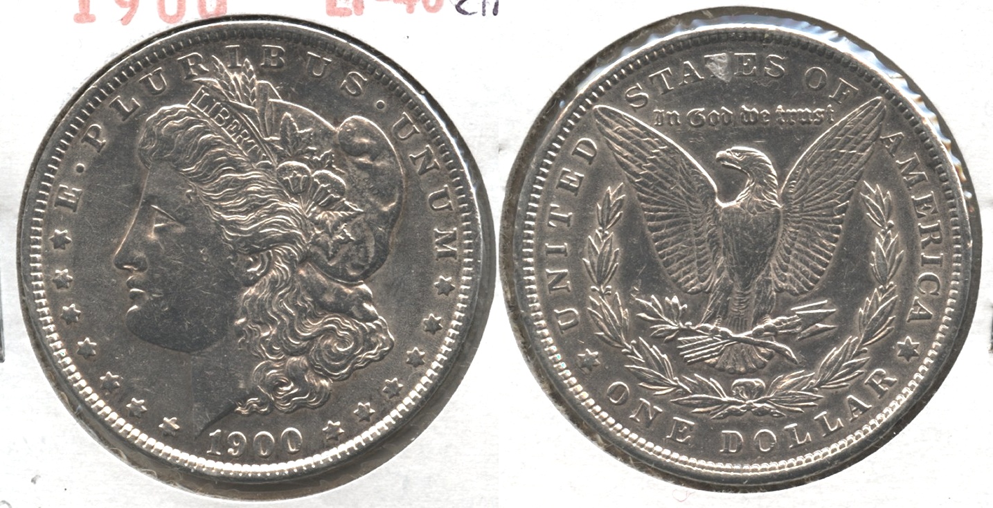 1900 Morgan Silver Dollar EF-40 #bi Cleaned
