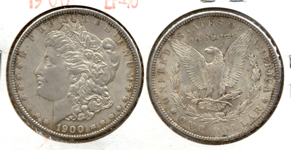 1900 Morgan Silver Dollar EF-40 i