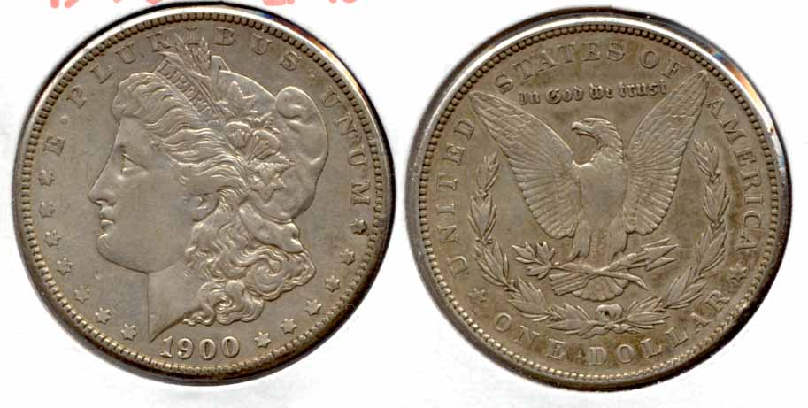 1900 Morgan Silver Dollar EF-40 q