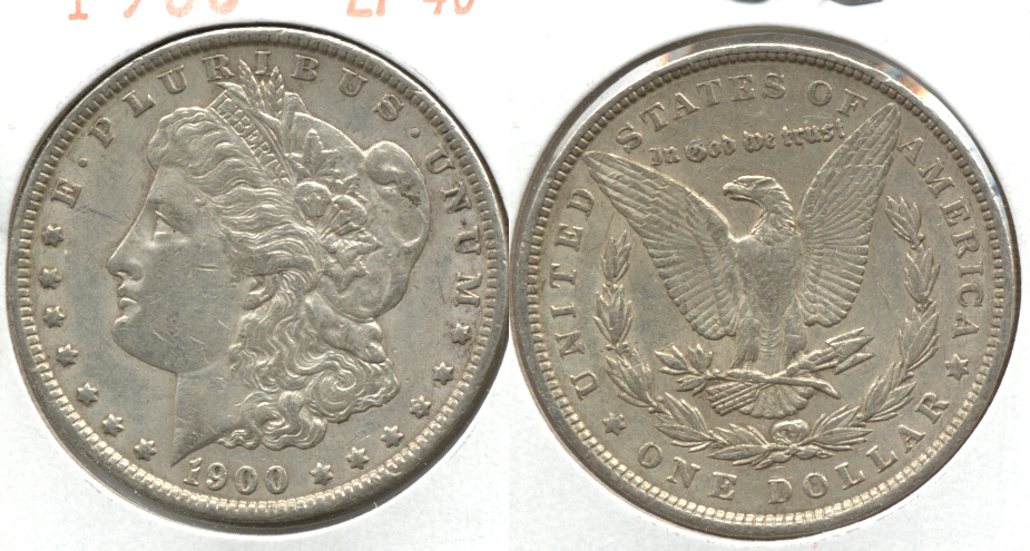 1900 Morgan Silver Dollar EF-40 w