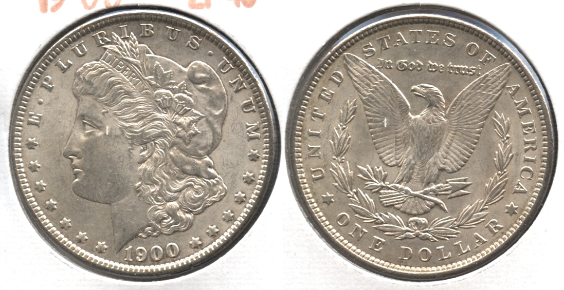 1900 Morgan Silver Dollar EF-45 #af