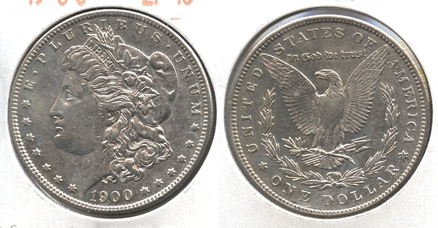 1900 Morgan Silver Dollar EF-45 #aq