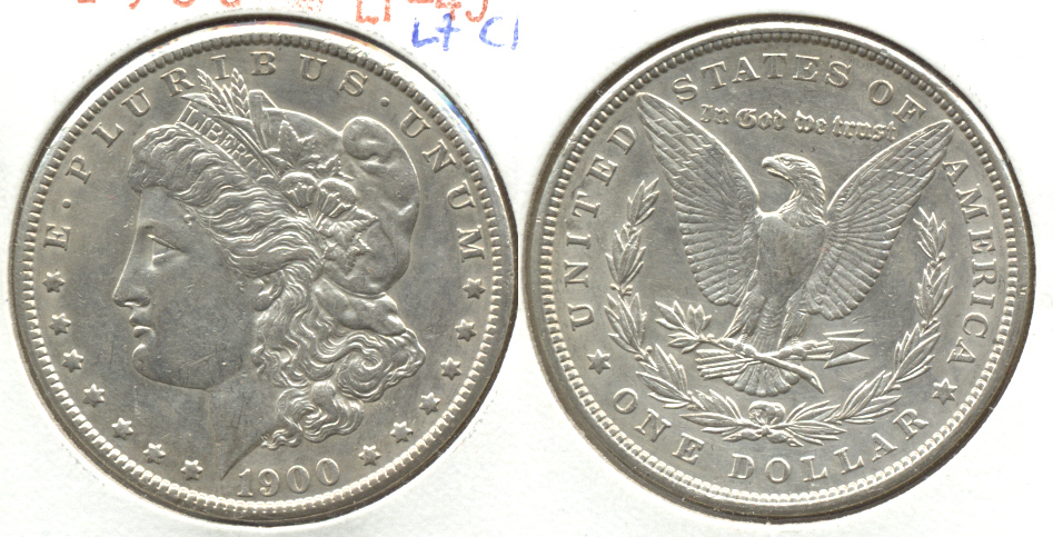 1900 Morgan Silver Dollar EF-45 g Light Cleaning