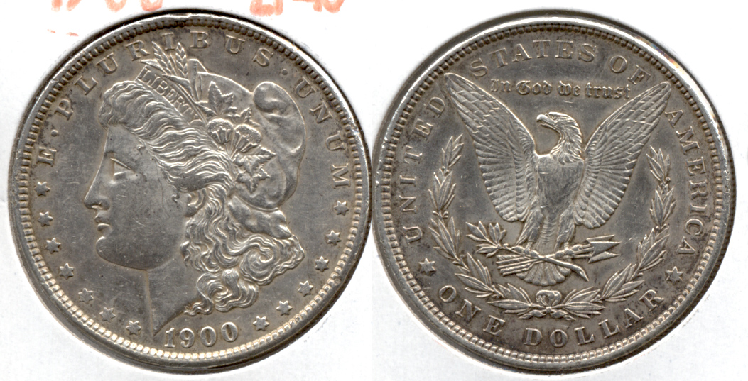 1900 Morgan Silver Dollar EF-45 p