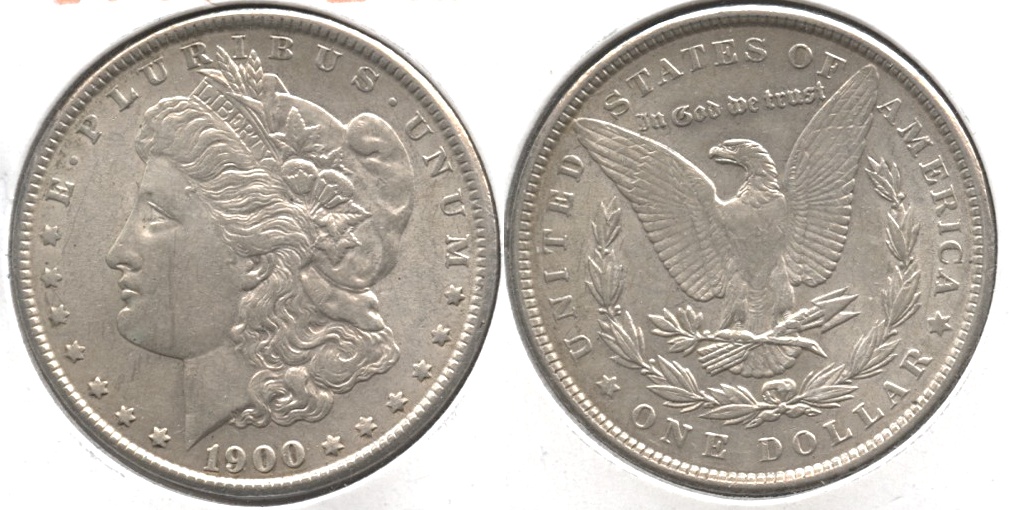 1900 Morgan Silver Dollar EF-45 #r