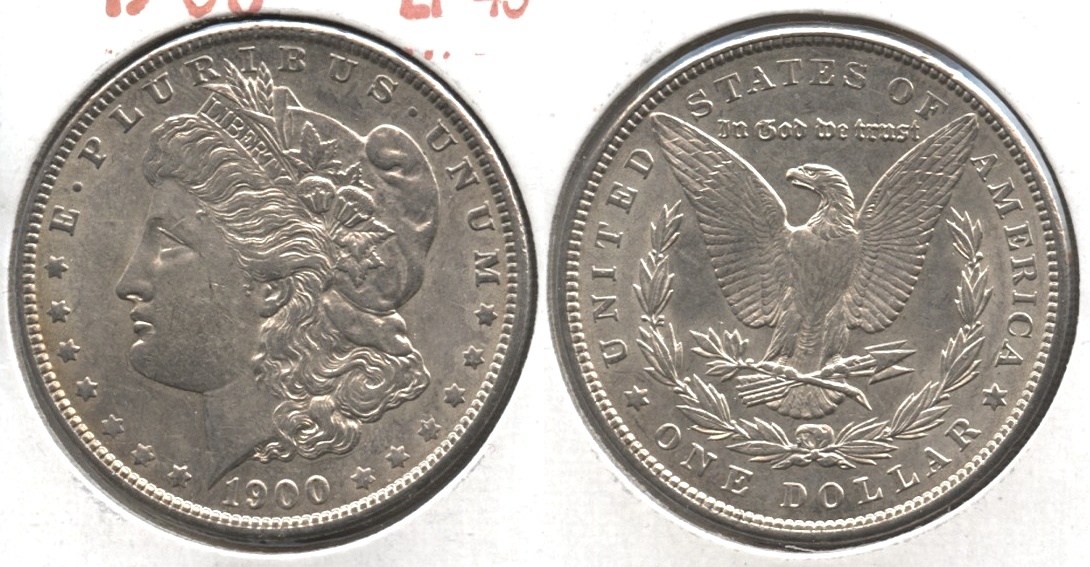 1900 Morgan Silver Dollar EF-45 #s