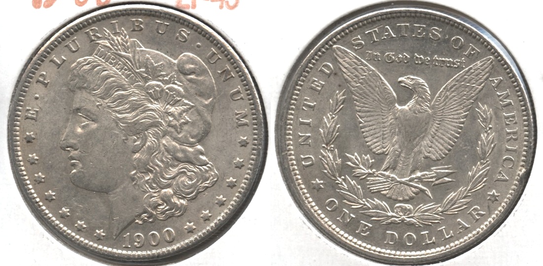 1900 Morgan Silver Dollar EF-45 #y