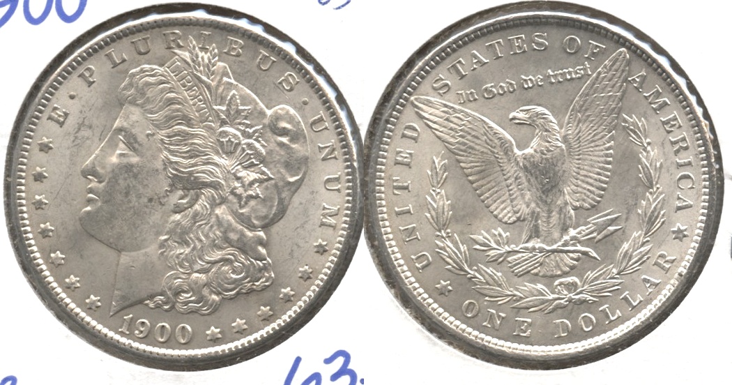 1900 Morgan Silver Dollar MS-63 #b