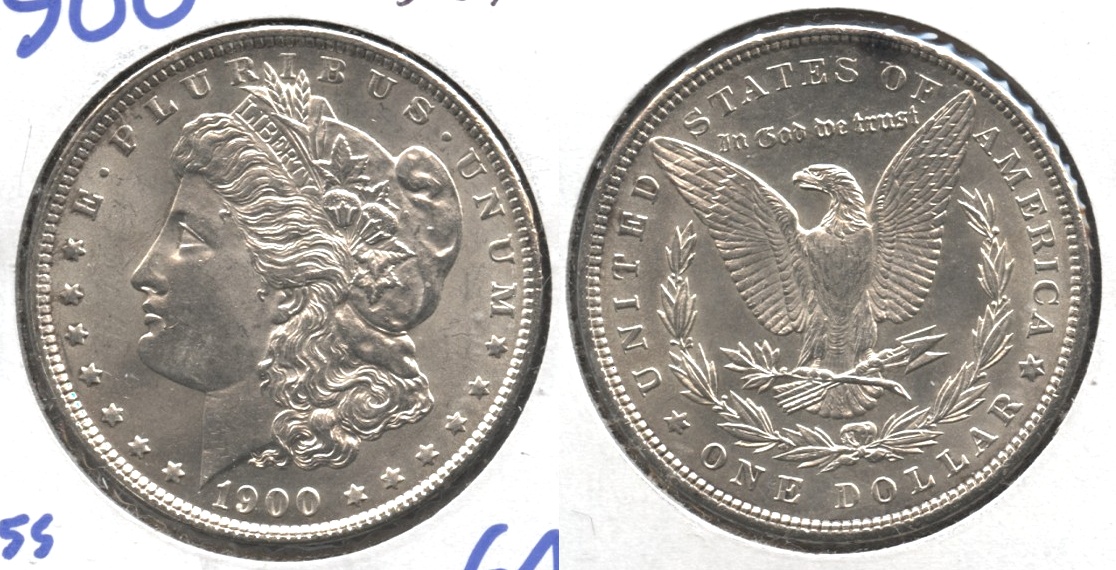 1900 Morgan Silver Dollar MS-64 #a