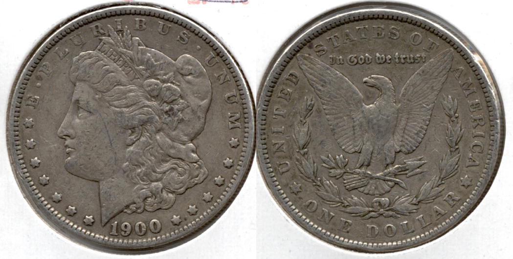 1900 Morgan Silver Dollar VF-30 c