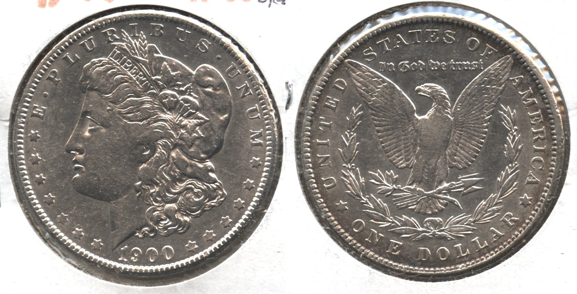 1900 Morgan Silver Dollar VF-30 #f Cleaned