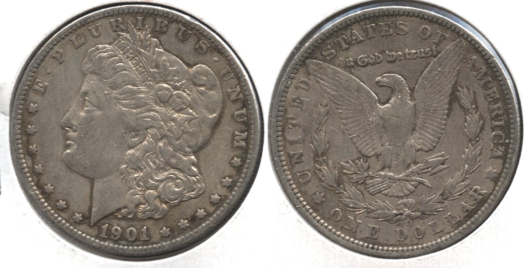 1901-O Morgan Silver Dollar Fine-12 #n