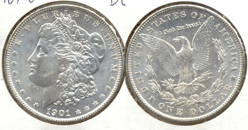 1901-O Morgan Silver Dollar MS-60 b