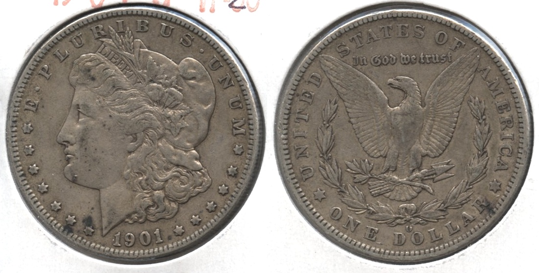 1901-O Morgan Silver Dollar VF-20 #g