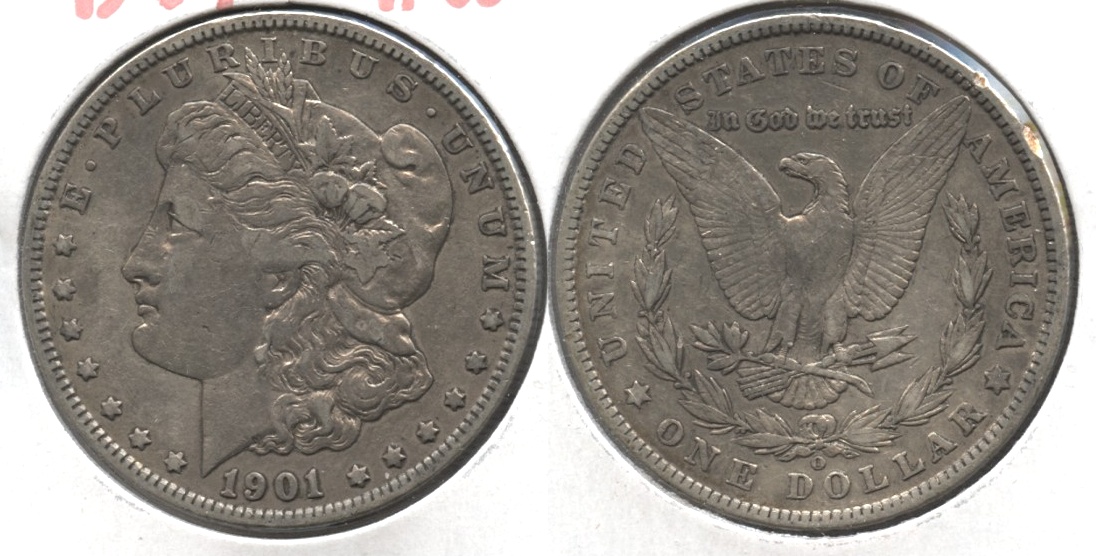 1901-O Morgan Silver Dollar VF-20 #i