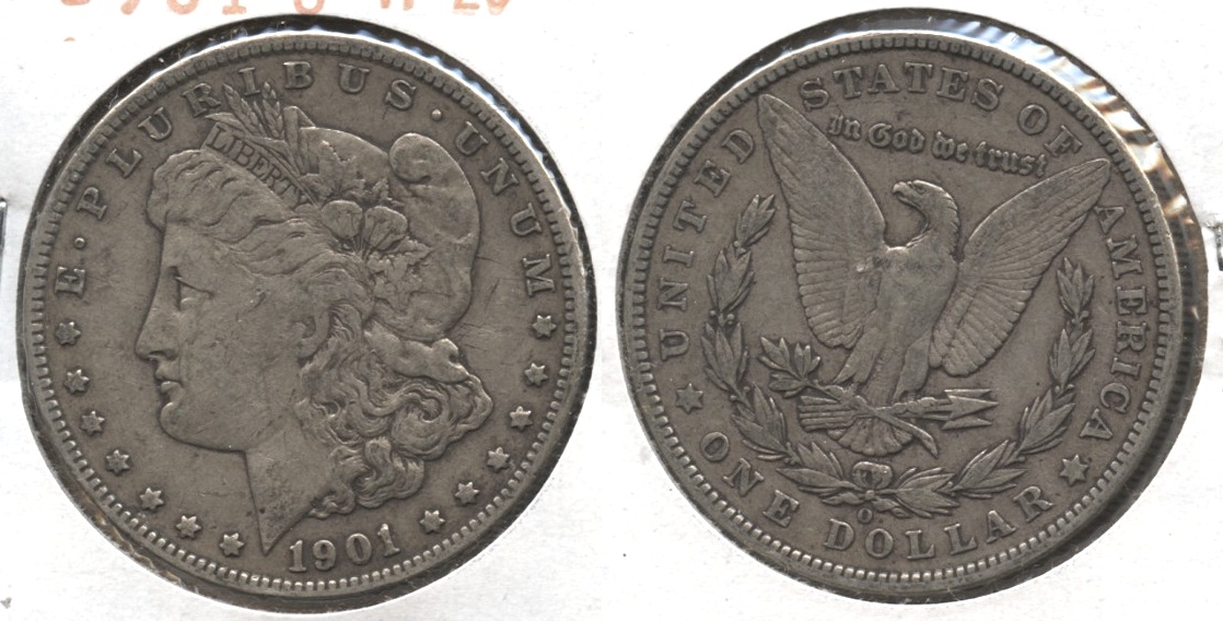 1901-O Morgan Silver Dollar VF-20 #j