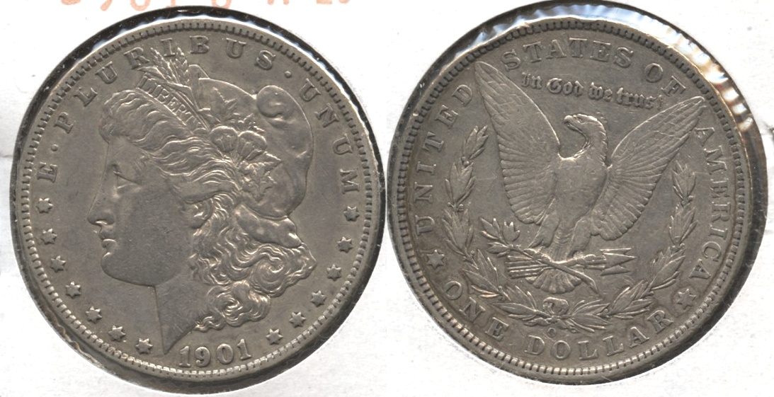 1901-O Morgan Silver Dollar VF-20 #k