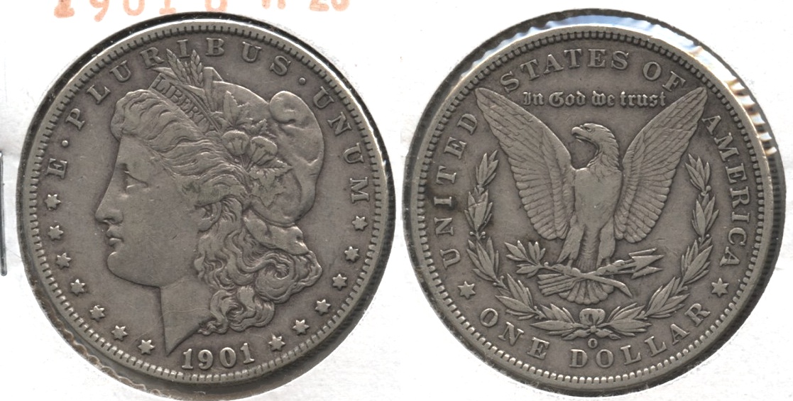 1901-O Morgan Silver Dollar VF-20 #l