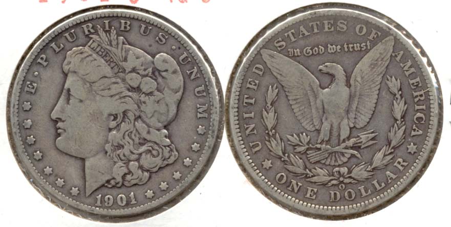 1901-O Morgan Silver Dollar VG-8 d