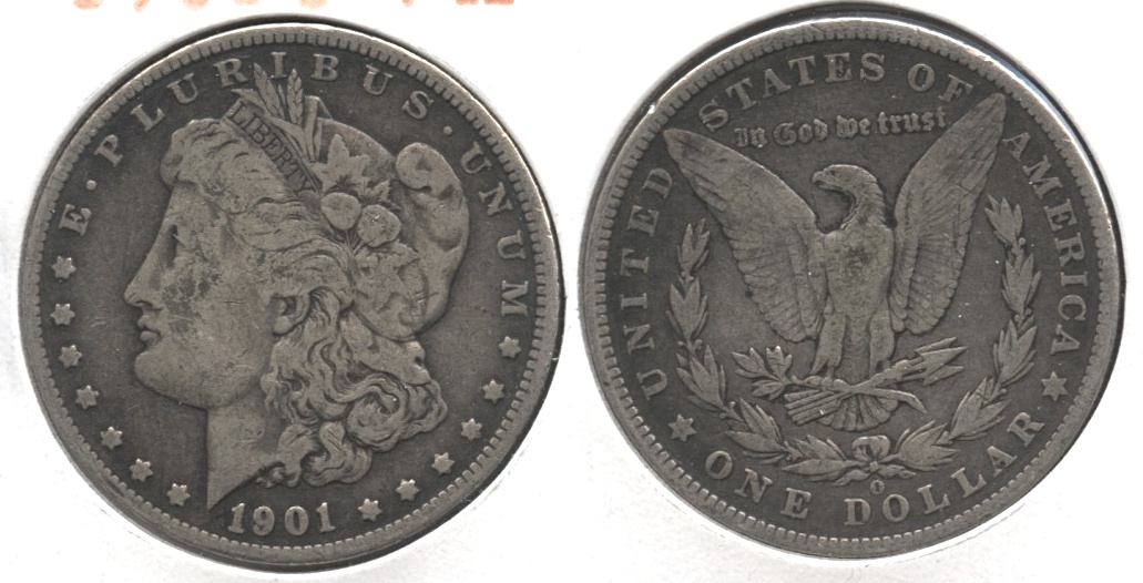 1901-O Morgan Silver Dollar VG-8 #i
