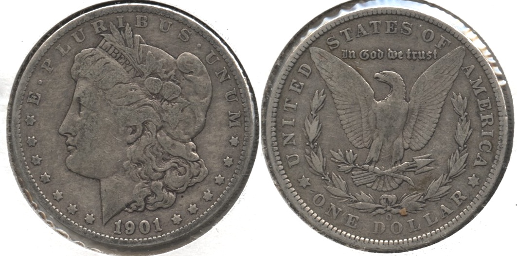 1901-O Morgan Silver Dollar VG-8 #l