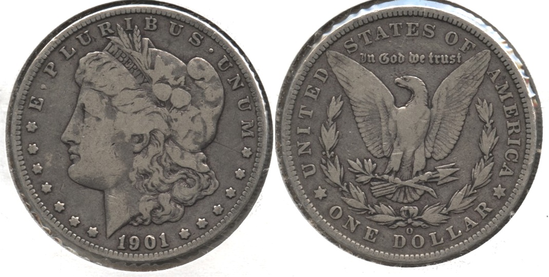 1901-O Morgan Silver Dollar VG-8 #m