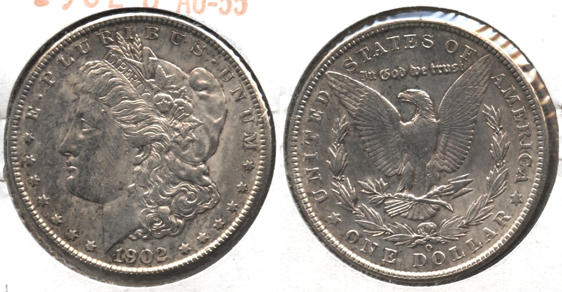 1902-O Morgan Silver Dollar AU-55 #b