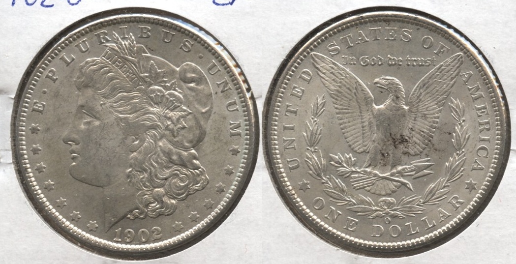 1902-O Morgan Silver Dollar EF-40 #b