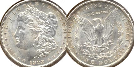 1902-O Morgan Silver Dollar MS-63