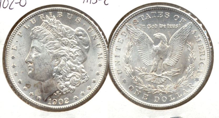1902-O Morgan Silver Dollar MS-63 d