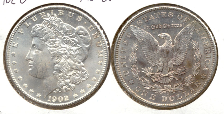 1902-O Morgan Silver Dollar MS-63 e