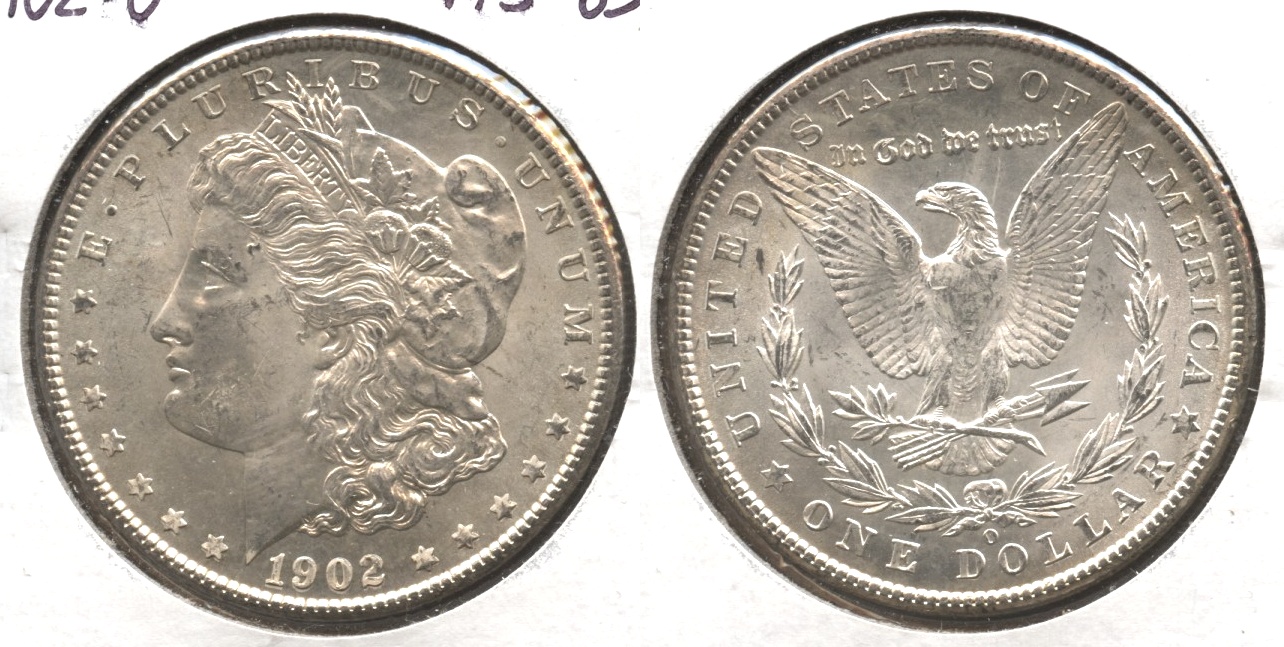 1902-O Morgan Silver Dollar MS-63 #f