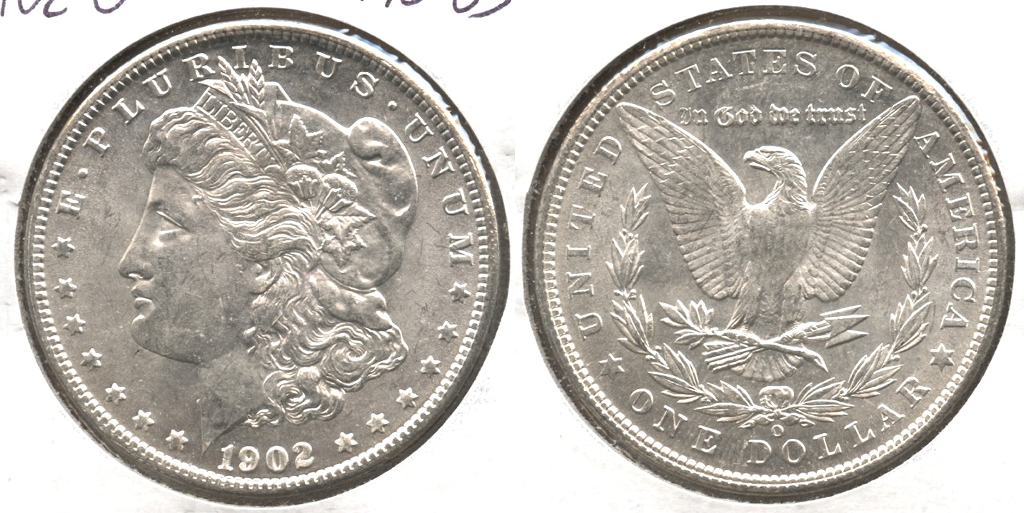 1902-O Morgan Silver Dollar MS-63 #g