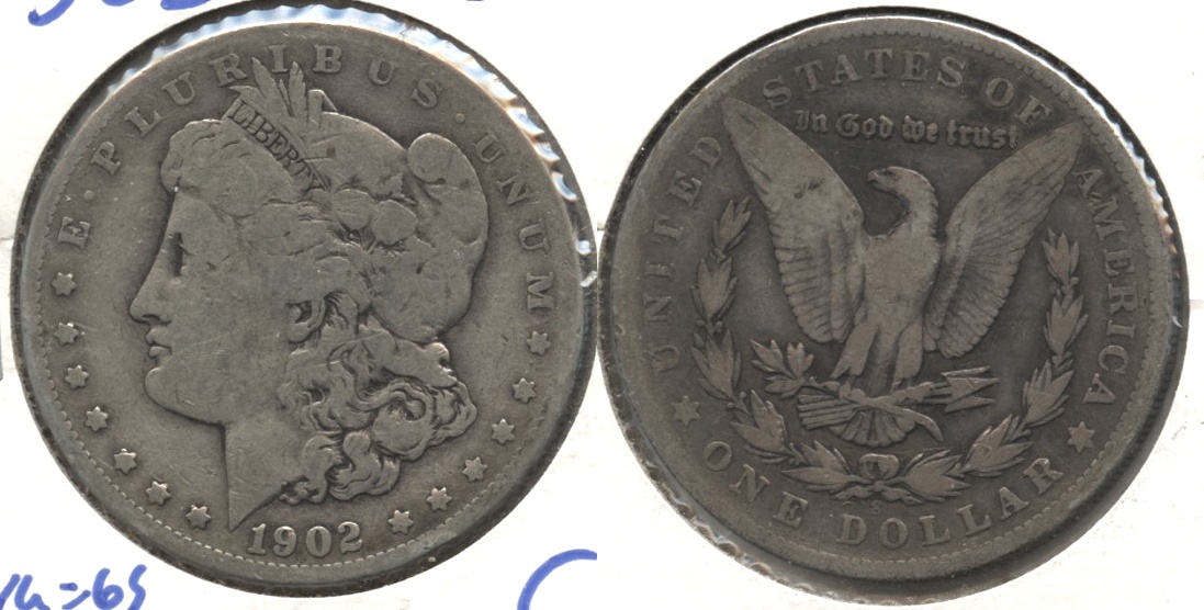 1902-S Morgan Silver Dollar Good-4