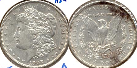 1902 Morgan Silver Dollar AU-50