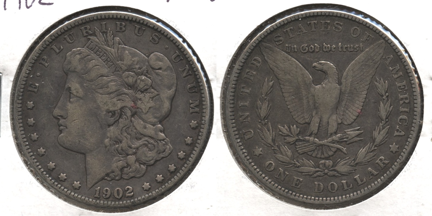 1902 Morgan Silver Dollar Fine-15