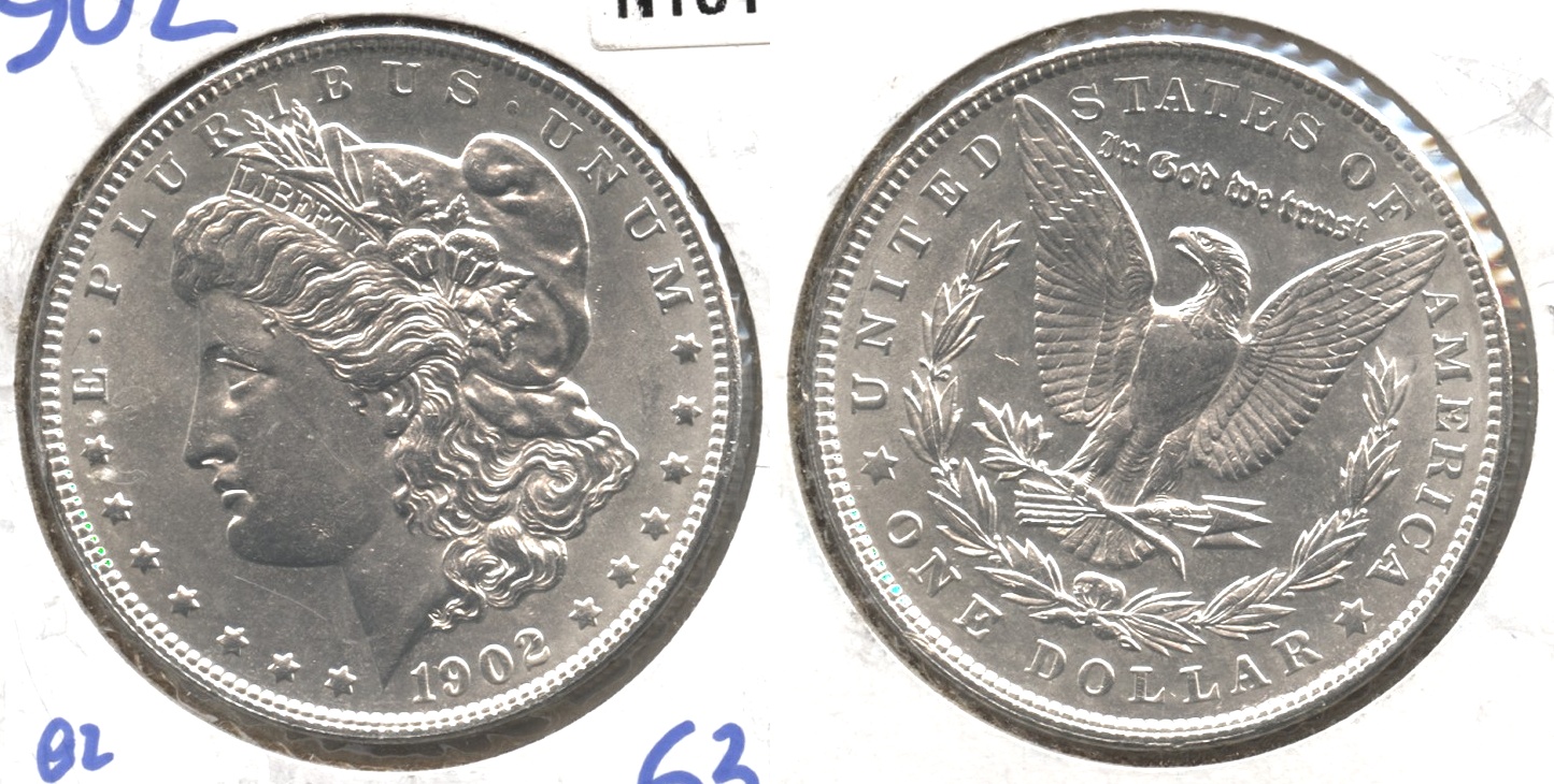 1902 Morgan Silver Dollar MS-63