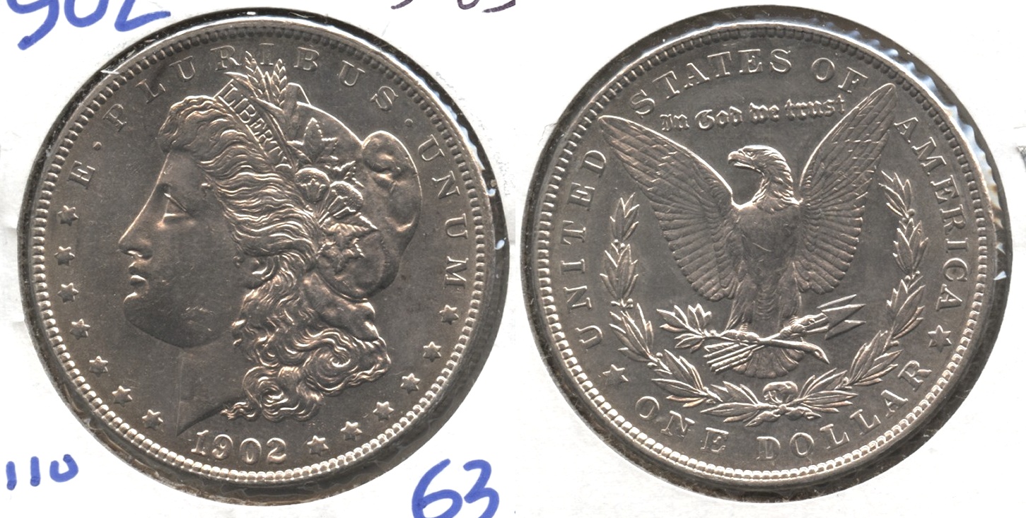 1902 Morgan Silver Dollar MS-63 #a