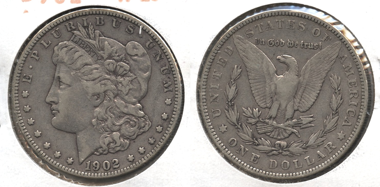 1902 Morgan Silver Dollar VF-20 #a